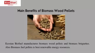 Premium Biomass Wood Pellets for Sustainable Energy