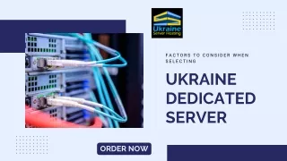 Ukraine Dedicated Server: Embrace Your Potential Online