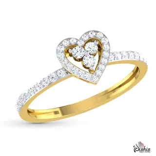 Aadvika Diamond Ring by Dishis Designer Jewellery