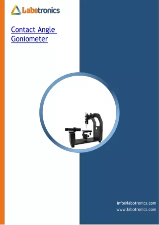 Contact-Angle-Goniometer