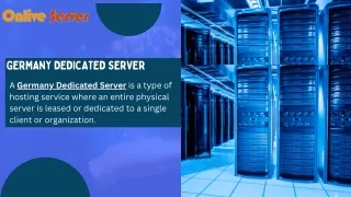 Germany Dedicated Server Hosting: What You Need to Know