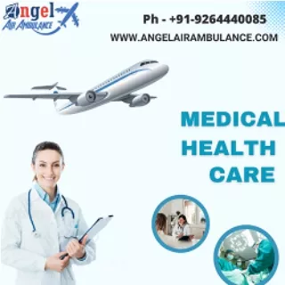 Angel Air Ambulance Service in Dimapur And Darbhanga
