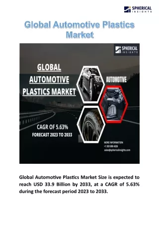 Global Automotive Plastics Market