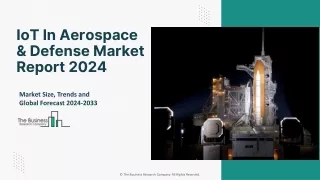 IoT in Aerospace & Defense Market 2024: Industry Size, Top Manufacturers,
