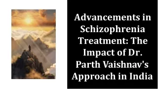 schizophrenia treatment in india