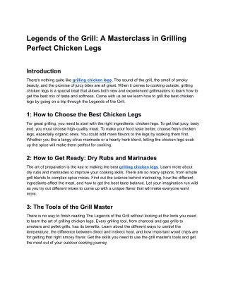 Legends of the Grill_ A Masterclass in Grilling Perfect Chicken Legs - Google Docs