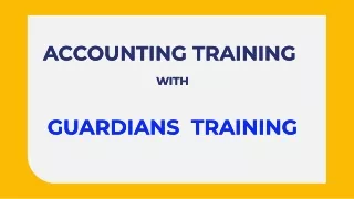 Accounting Training with Guardians Training