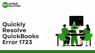 Easy Ways To Resolve QuickBooks Error 1723