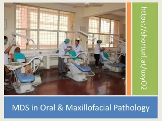 MDS in Oral & Maxillofacial Pathology