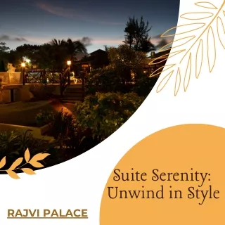 Pinnacle of Comfort Best Suite Hotels in Hanumangarh