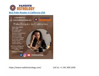 Best Palm Reader in California USA