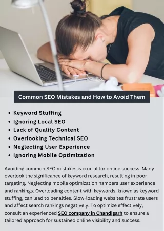 Common SEO Mistakes and How to Avoid Them