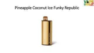 Pineapple Coconut Ice Funky Republic