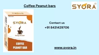 coffee peanut bars ppt