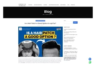 Is a Hair Patch a Good Option to opt for