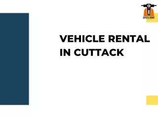 vehicle rental in cuttack