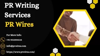 PR Writing Services PR Wires