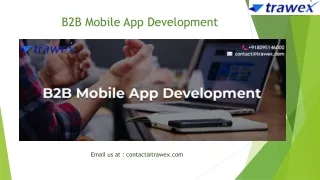 B2B Mobile App Development