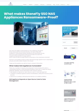 Combatting Ransomware: Strategies for NAS Appliance Security