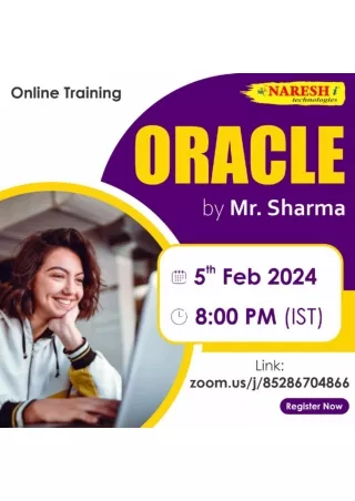 Free Demo On Oracle 5th Feb - Naresh IT