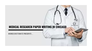 Medical Research Paper Writing In Chicago