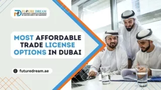 Most Affordable Trade License Options in Dubai