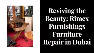 Furniture repair Dubai