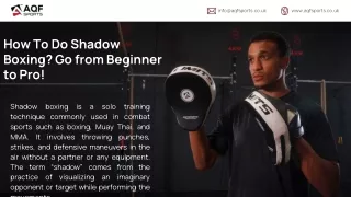 How To Do Shadow Boxing_ Go from Beginner to Pro!