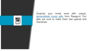 Personalized Music Gifts  Raaag.in