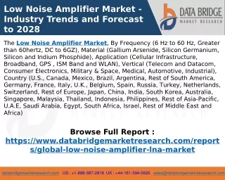 Low Noise Amplifier Market