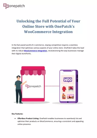 Unlocking the Full Potential of Your Online Store with WooCommerce Integration