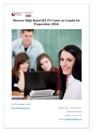 Discover High Rated IELTS Center in Canada for Preparation (2024)