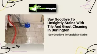 Tile & Grout Cleaning In Burlington