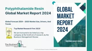 Polyphthalamide Resin Market Growth Size, Trends, Industry Forecast To 2024-2033
