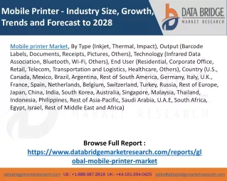 Mobile Printer Market