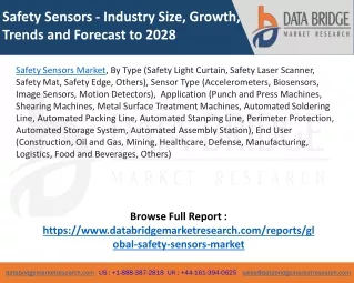 Safety SEnsors Market