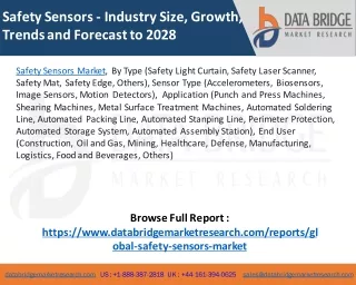 Safety SEnsors Market