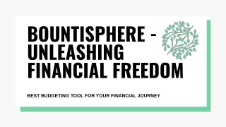 Bountisphere - Unleashing Financial Freedom