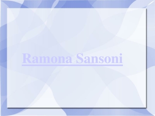 Ramona Sansoni