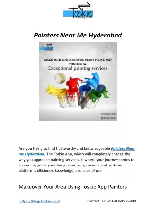 Painters Near Me Hyderabad