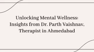 therapist in Ahmedabad