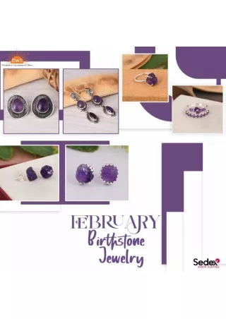 february birthdstone Jewelry