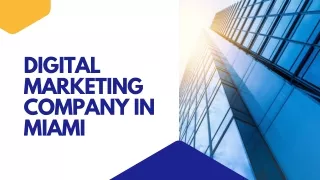 Digital Marketing Company in Miami