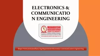 ELECTRONICS & COMMUNICATION ENGINEERING