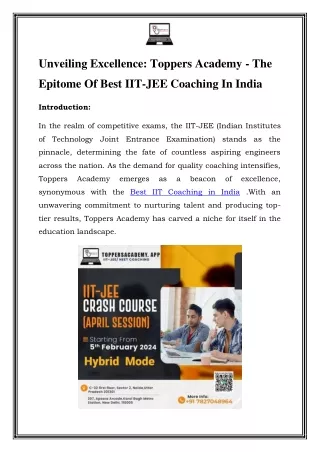 Best IIT-JEE Coaching In india Call-07827048964