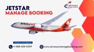 How Do I Manage My JetStar Booking?