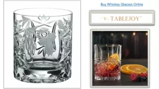 Buy Whiskey Glasses Online