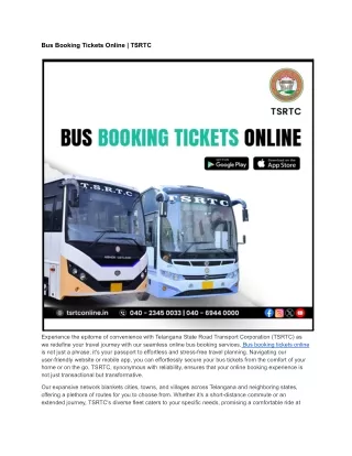 Bus Booking Tickets Online _ TSRTC