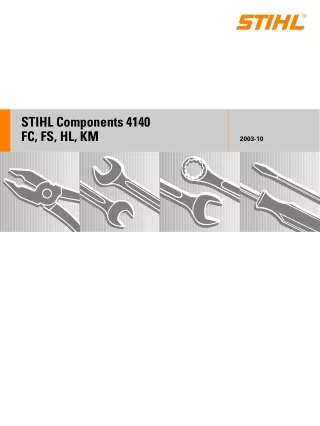 Stihl KM 55 KombiMotor Service Repair Manual