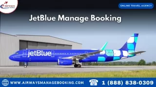 How Can I Manage My Booking on JetBlue Airlines?